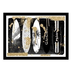 Wall‎ art print white 25 x 28 in Fashion and Glam Framed -Wynwood Studio